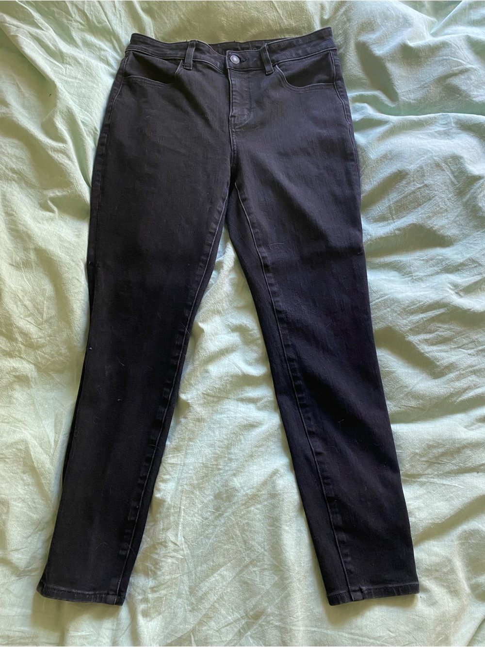 American Eagle Classic Black Women's Curvy Skinny Jeans